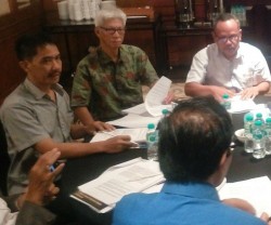 Rapat komisi pembahasan Kode Perilaku Wartawan, Hotel Millenium Sirih, Jakarta