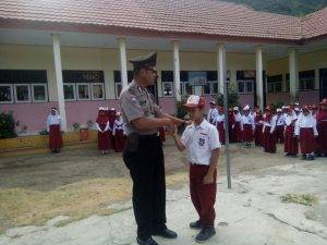 Begini Polisi Sosialisasi Kamtibmas Kepada Murid SD