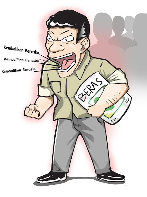 Caleg PDIP Gagal Minta Berasnya Dikembalikan
