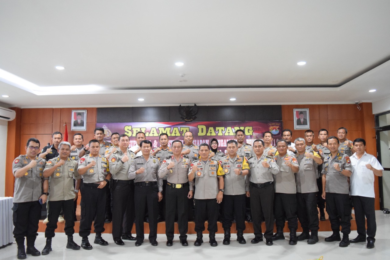 Cek Kesiapan Pengamanan Pemilu, Tim Supervisi dan Asistensi Polri Berkunjung ke Polda Sulbar