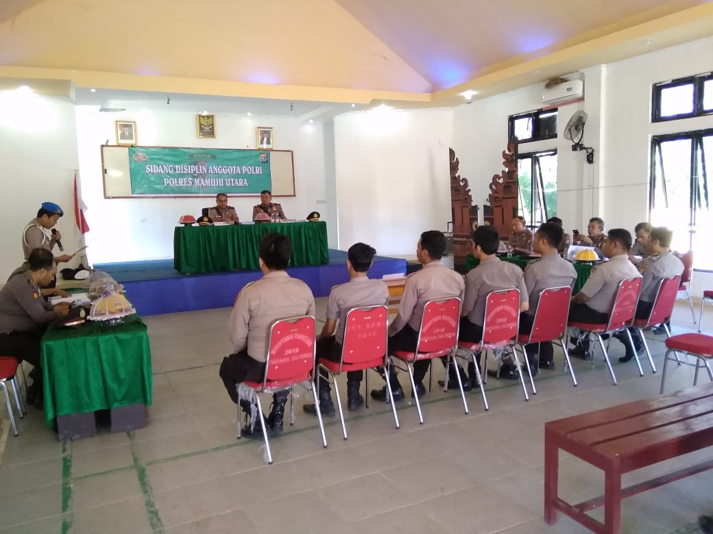Menyalahi Aturan, 7 Personil Polres Matra Jalani Sidang Disiplin