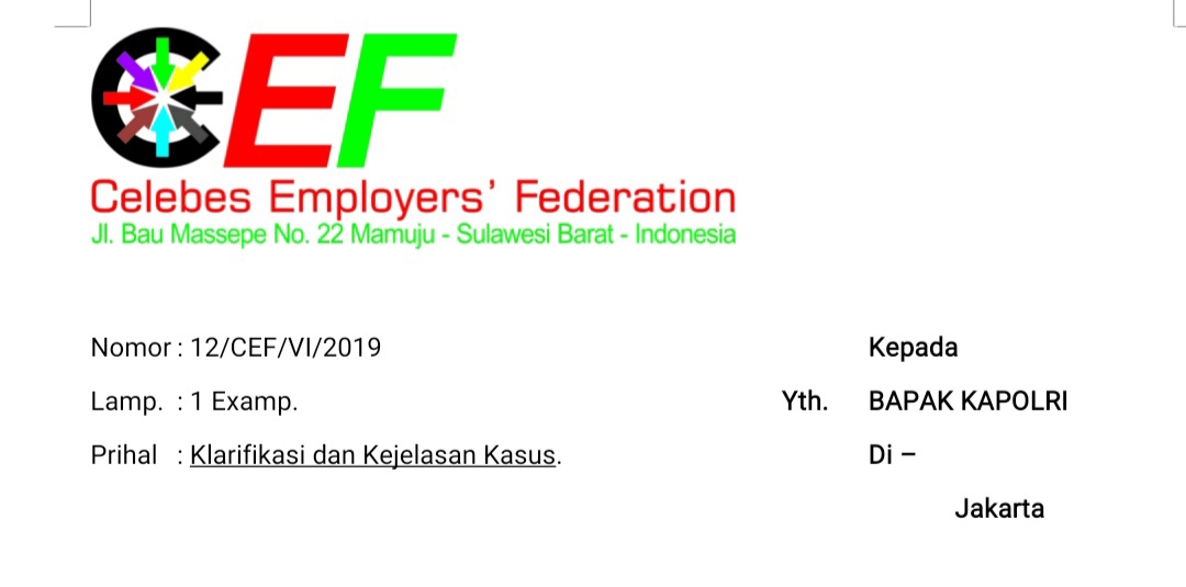 CEF Sulbar Tanyakan Perkembangan Kasus Dugaan Korupsi Pasar Campa ke Kapolri