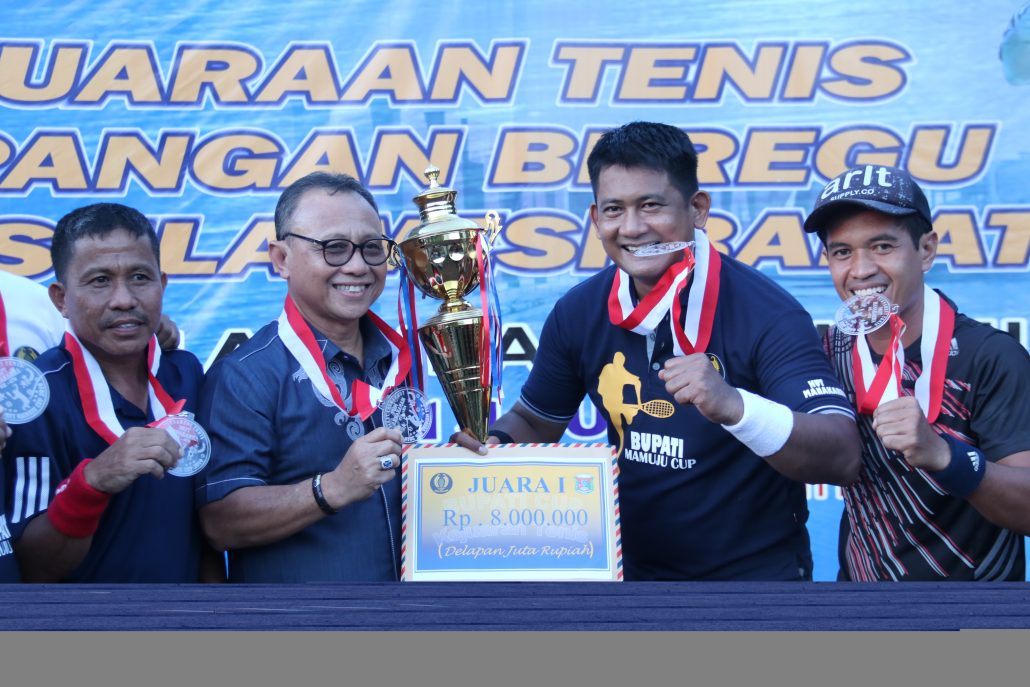 Kejuaraan Tenis Lapangan, Kapolres Mamuju Sabet Juara 1