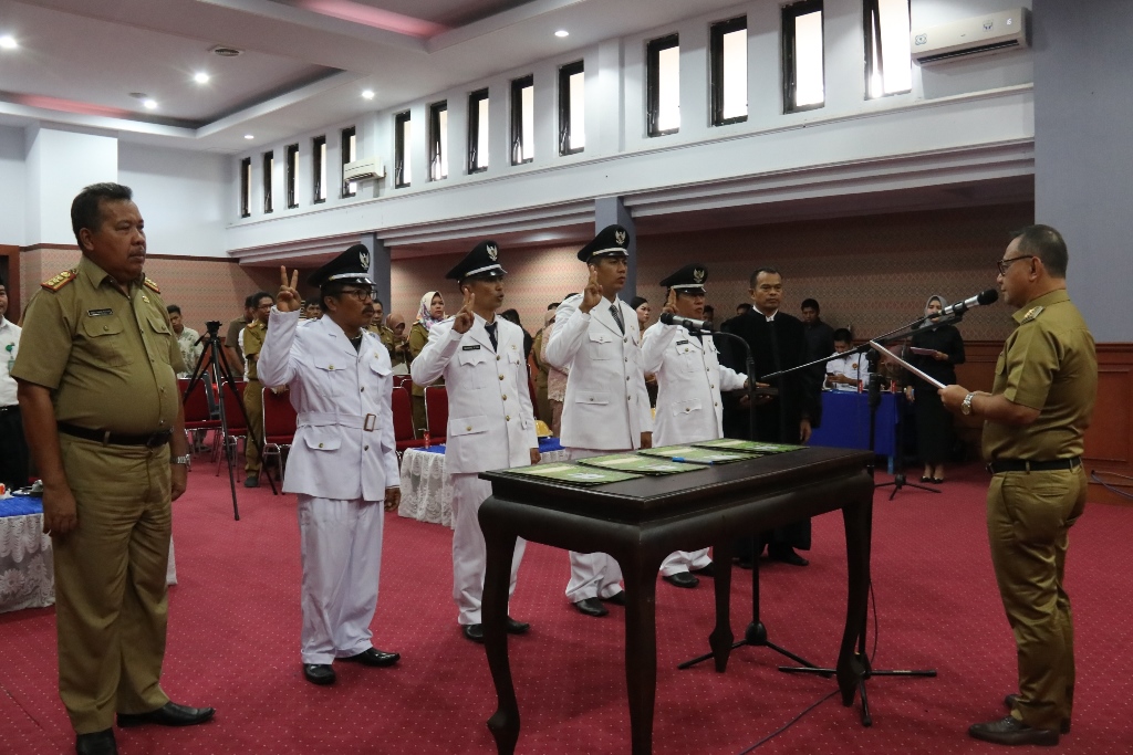 4 Penjabat Kepala Desa Dilantik