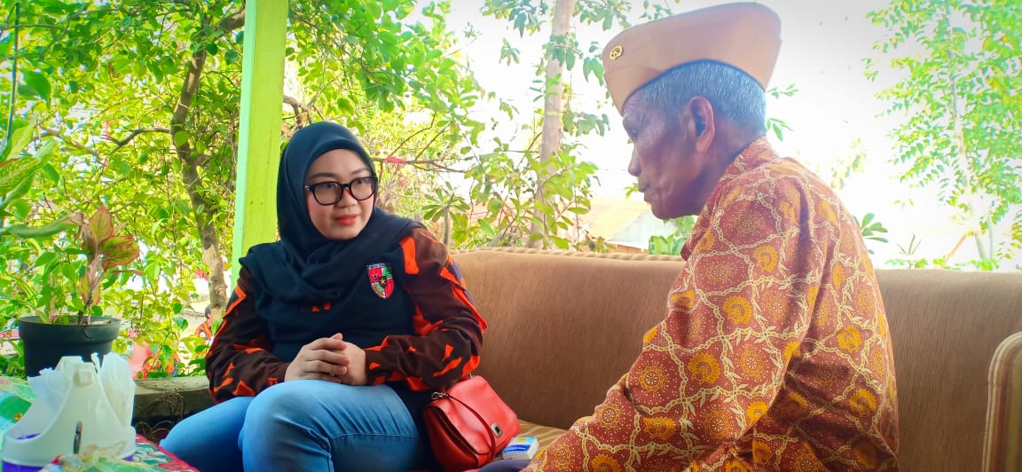MPC Pemuda Pancasila Mamuju Temui Legium Veteran