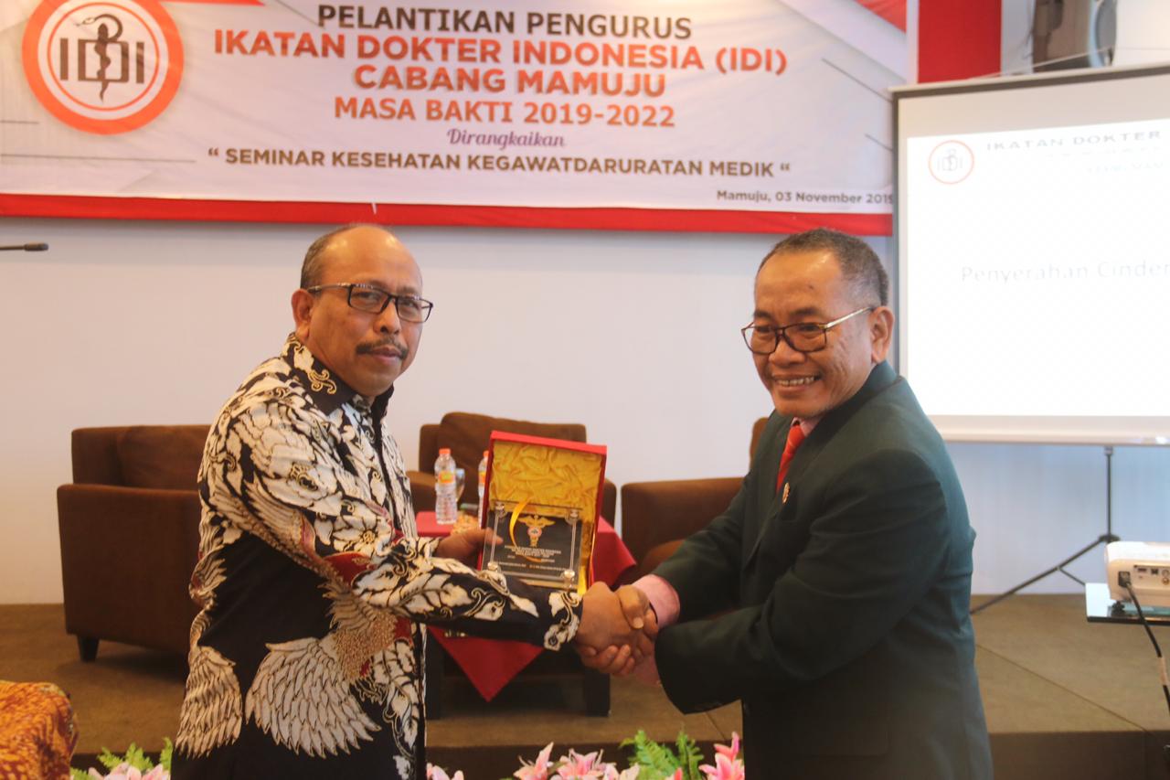 Pelantikan Pengurus IDI, Sekda Harap Pelayanan Kesehatan Meningkat