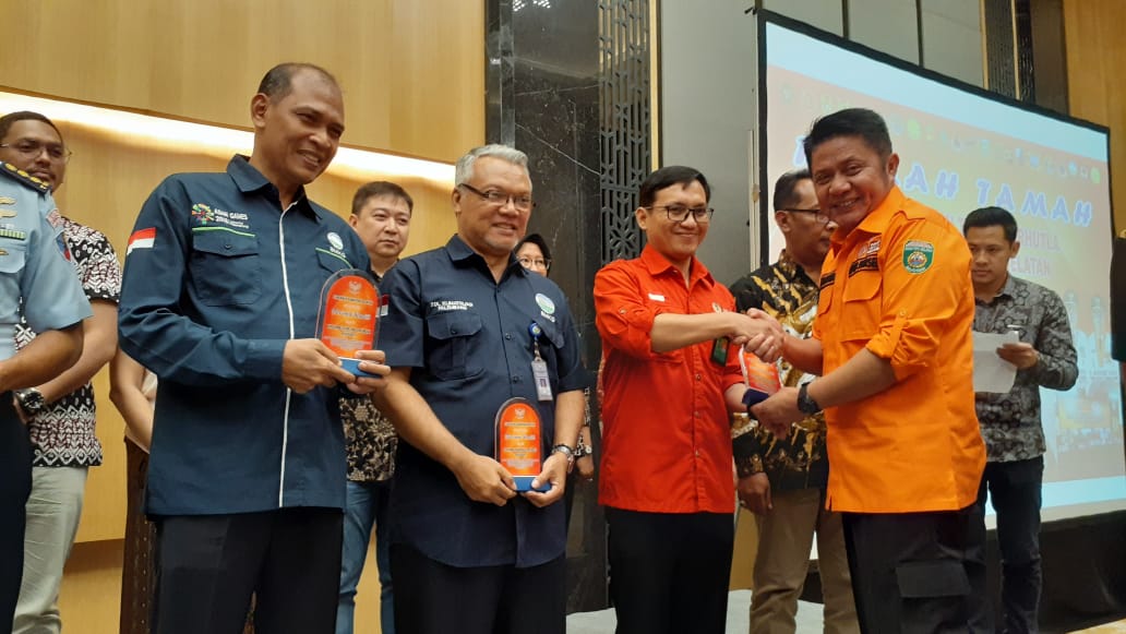 Manggala Agni KLHK Mendapatkan Apresiasi dari Gubernur Sumatera Selatan