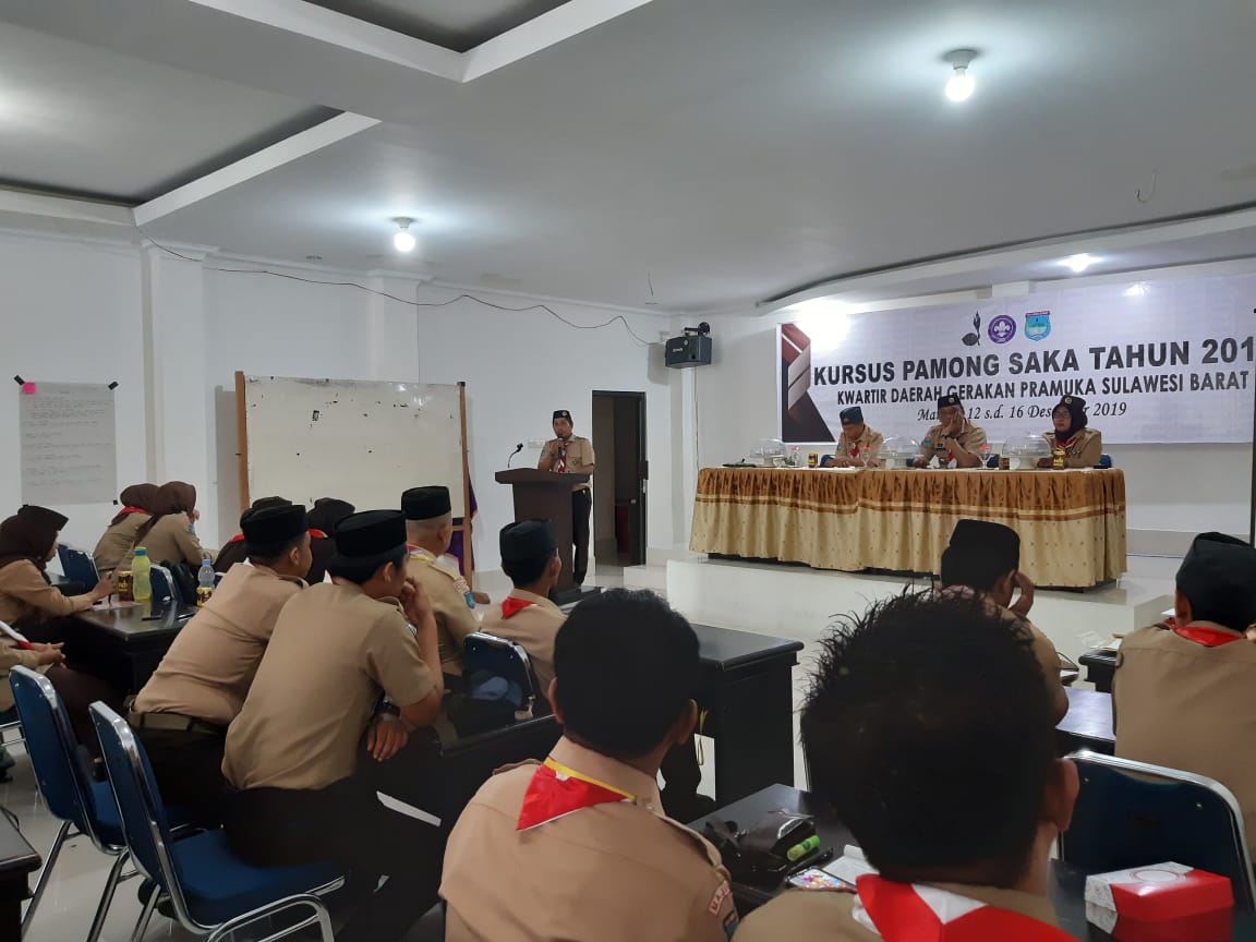 Kwarda Sulbar Gelar Kursus Pamong Saka
