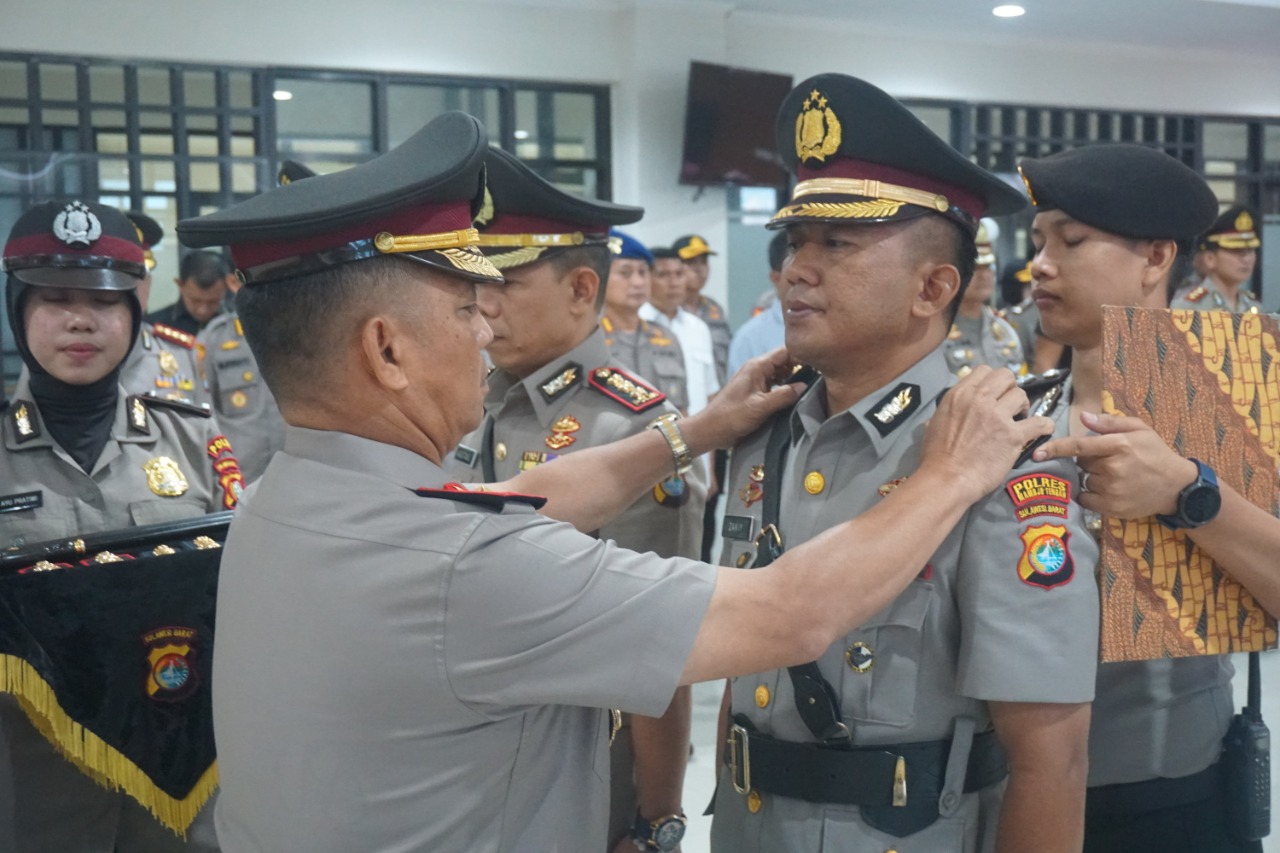 Polda Gelar Sertijab Kapolres se Sulbar