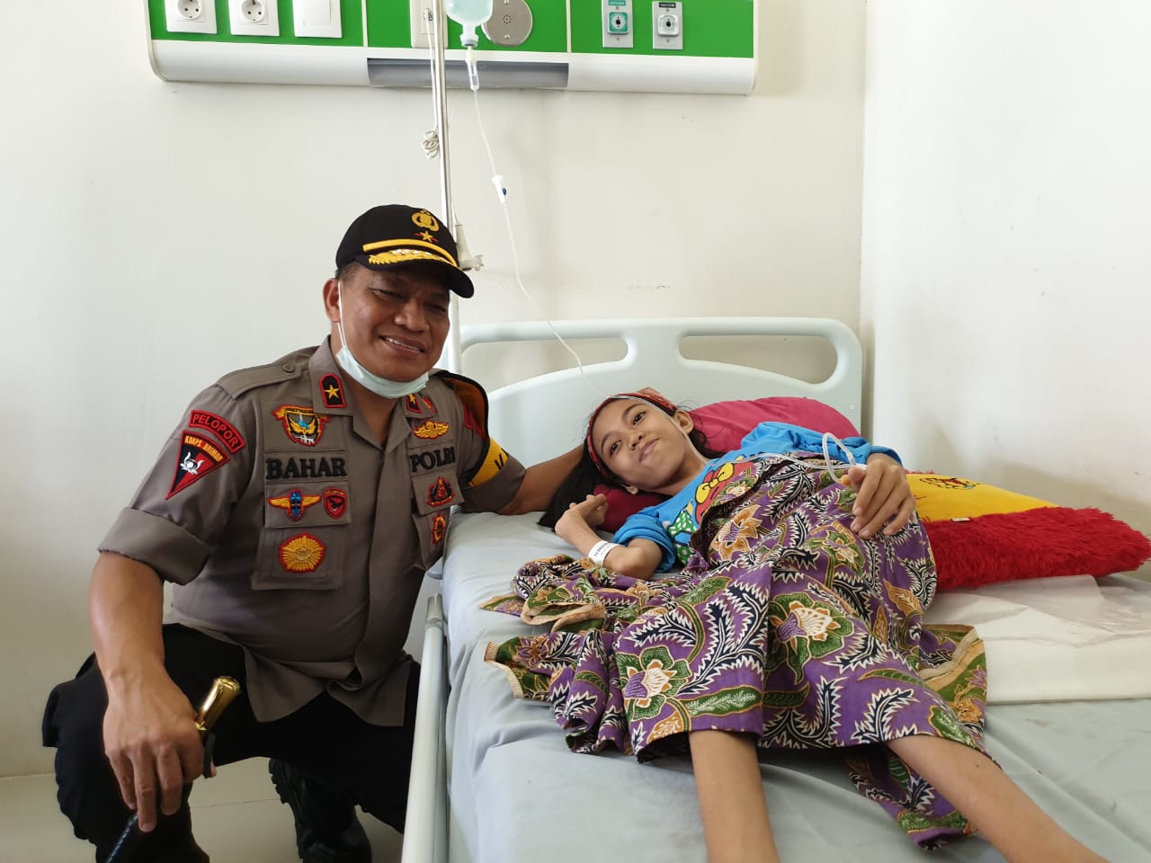 Atas Inisiasi Kapolda, Korban Tabrak Lari Ini Akhirnya Dirawat