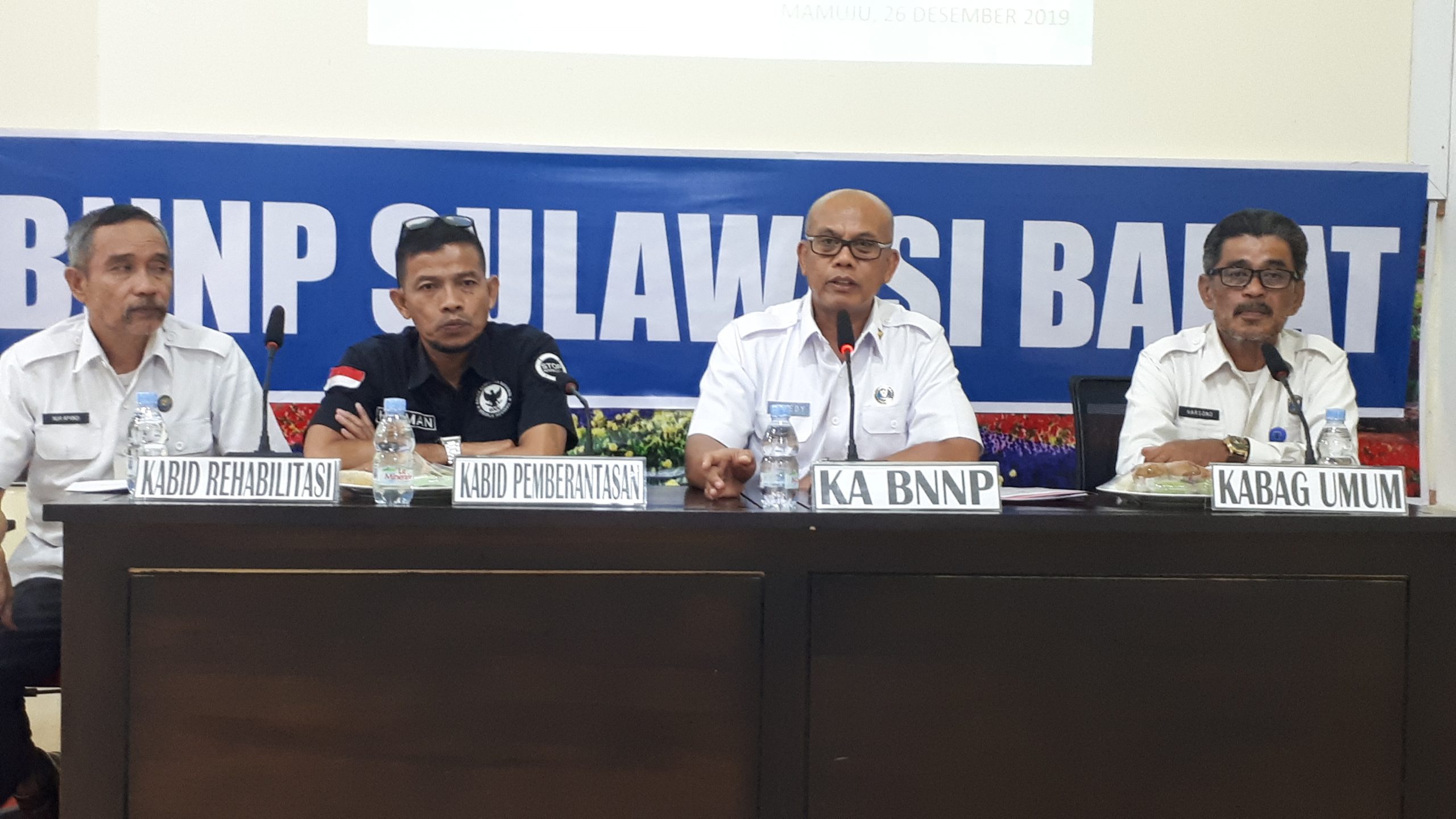 Tahun 2019, Sulbar Peringkat 18 Nasional Pengguna Narkoba