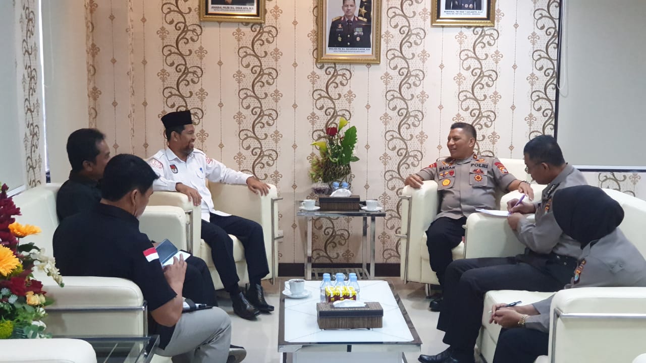 Ketua KPU Sulbar Bertamu ke Kapolda, Ini Agendanya