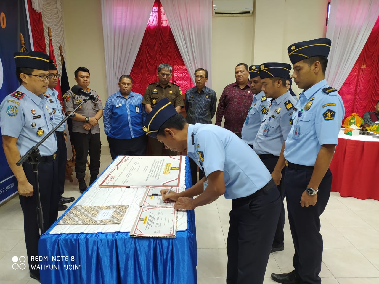 Kantor Imigrasi Polman Deklarasi Janji Kinerja dan Pencanangan Pembangunan Zona Integritas