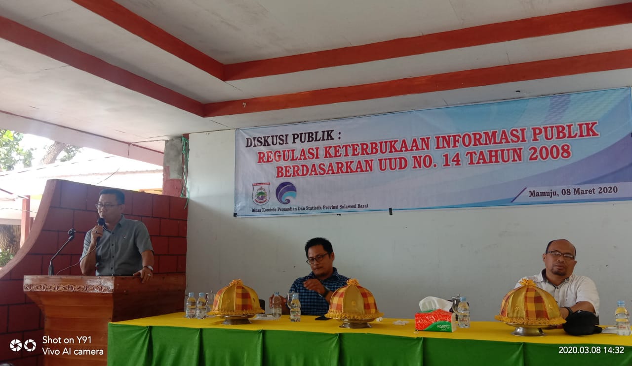 Diskominfo Sulbar Gelar Diskusi Keterbukaan Publik Bersama Media