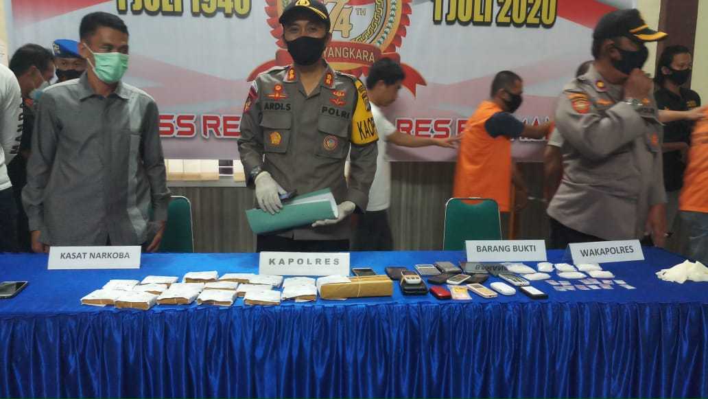 Polres Polman Tangani 96 Kasus Narkoba, 2 di Antaranya Jaringan Internasional