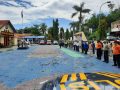Polres Majene Laksanakan Apel Penanganan Bencana Alam di Masa Covid-19