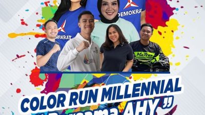 Bertabur Hadiah di Colour Run