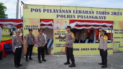 Kapolda Sulbar Cek 4 Pospam di Pasangkayu