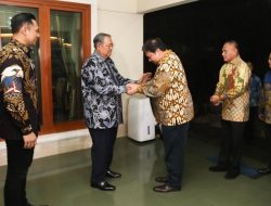 Terima Ketum Partai Golkar di Cikeas, AHY: Kita Butuh Kerja Sama Antar Kekuatan Politik Untuk Bangun Bangsa