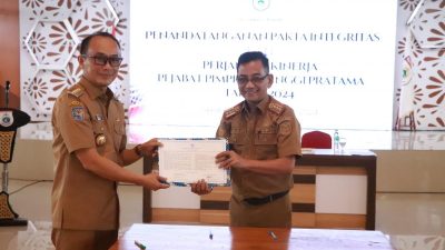 Penandatanganan Pakta Integritas Lingkup Dinas Capil Sulbar