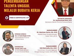 BPSDMD Sulbar Gelar Webinar, ASN Talent Academy