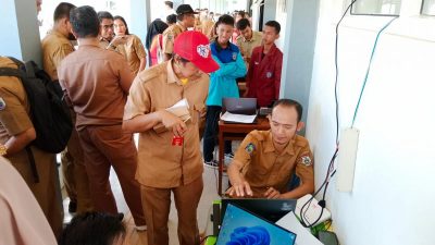 Percepatan Tanda Tangan Elektronik , Diskominfo Sulbar Jemput Bola di Sekolah-sekolah