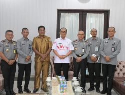 Perkuat Sinergitas, Kepala Kemenkumham Temui Pj Gubernur