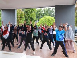 Sekprov Senam Bersama ASN Bapperida