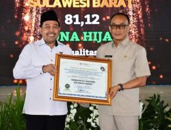 Hasil Penilaian Kepatuhan dari Ombudsman RI, Sulbar Masuk Kategori Hijau