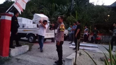 Polres Polman Kawal Ketat Distribusi Logistik