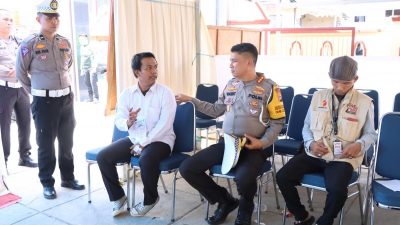 Tim Pamatwil Polda Sulbar Wilyah Majene Aktif Kunjungan ke TPS