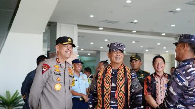 Penjemputan Pangkoarmada II, Kapolda Sulbar : Selamat Datang di Bumi Malaqbi