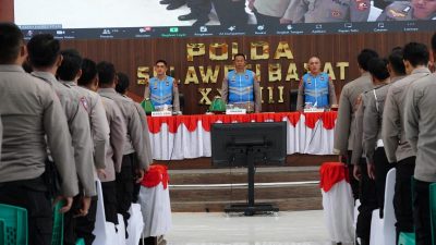 Polda Sulbar Gelar Penandatanganan Pakta Integritas