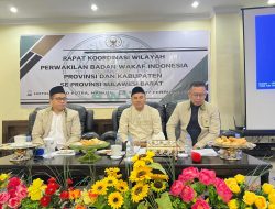 Kadispora Sulbar Hadiri Rakor Badan Wakaf Indonesia Provinsi dan Kabupaten