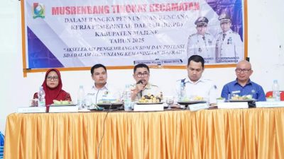 Bupati Majene, Andi Achmad Syukri Tammalele Tutup Musrenbang Tingkat Kecamatan
