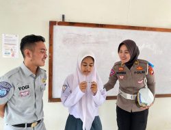 Gandeng Jasa Raharja, Ditlantas Blusukan ke SMAN 2 Mamuju
