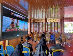 Jajaran Sekretariat Dewan Mengikuti Apel Secara Virtual