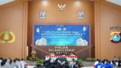 Polda Sulbar Gelar Pra Operasi Ketupat 2024