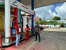 Polda Sulbar Pantau Sejumlah SPBU di Mamuju