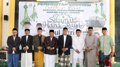 Junda Shalat Ied Bersamq Pj Gubernur dan Sekprov