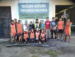 Atlet Dayung PPLP Sulbar Menjajal Kemampuan dengan atlet PPLP Sulsel