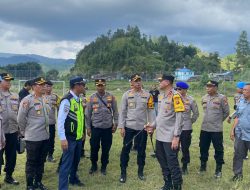 Kapolda Sulbar dan PJU Pantau Jalur yang Akan Dilalui Presiden Jokowi