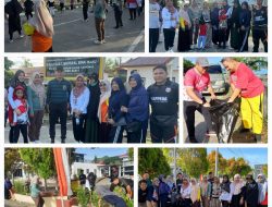 Bapperida Ikuti Car Free Day dan Kerja Bakti
