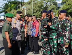 Apel Gelar Pasukan, Kapolda : Kita Mantapkan Pengamanan Kunjungan Kerja RI I