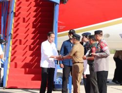 Pj Gubernur Sulbar Sambut Presiden RI