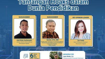 ‘Tantangan Hoaks dalam Dunia Pendidikan’, Topik Webinar Kominfo di Majene