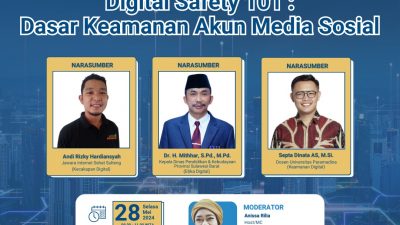 Webinar Kominfo di Polman, Ajak Siswa Pelajari Dasar Keamanan Akun Media Sosial