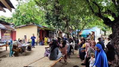 Ditpolairud Polda Sulbar Sosialisasikan Pencegahan Stunting di Pulau Karampuang