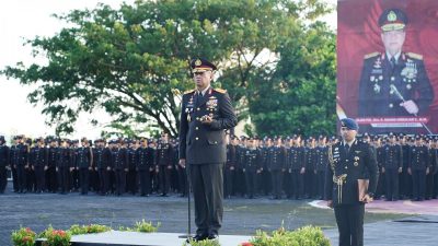 Kapolda Sulbar Pimpin Upacara Peringatan Hari Lahir Pancasila
