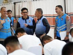 Wakapolda Pantau Kegiatan Rikkes II Seleksi Bintara Polri